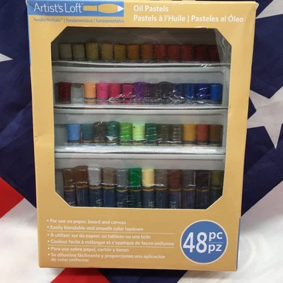 Oil Pastels Artist's Loft 48 Count Brand New Use on Paper Board and Canvas NEW - Image 1 of 4