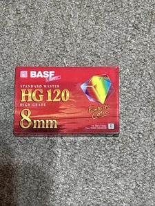 BASF EMTEC Standard Master HG120 8mm VIDEO CASSETTE NEW - Picture 1 of 4