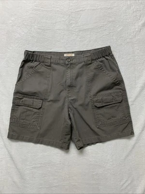 Pantalones Cortos Carga Savane Para Hombres 38 Verde Oliva Ejército Elastizados Cintura Bolsillos Senderismo Foto 1 de 4