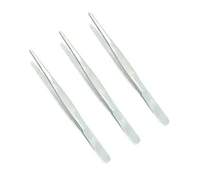 3 Pinze per medicazione pollice 5,5" pinzette seghettate strumento chirurgico SS - Foto 1 di 3