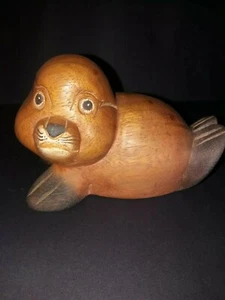 Talla Madera Foca - Imagen 1 de 6