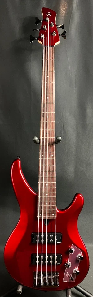 Bajo Yamaha TRBX305CAR 5 cuerdas brillo acabado rojo manzana caramelo Foto 1 de 4
