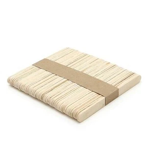 Natural Wooden Craft Sticks Ice Cream Stick Paddle Pop Popsicle Coffee Stirrers - Picture 1 of 13