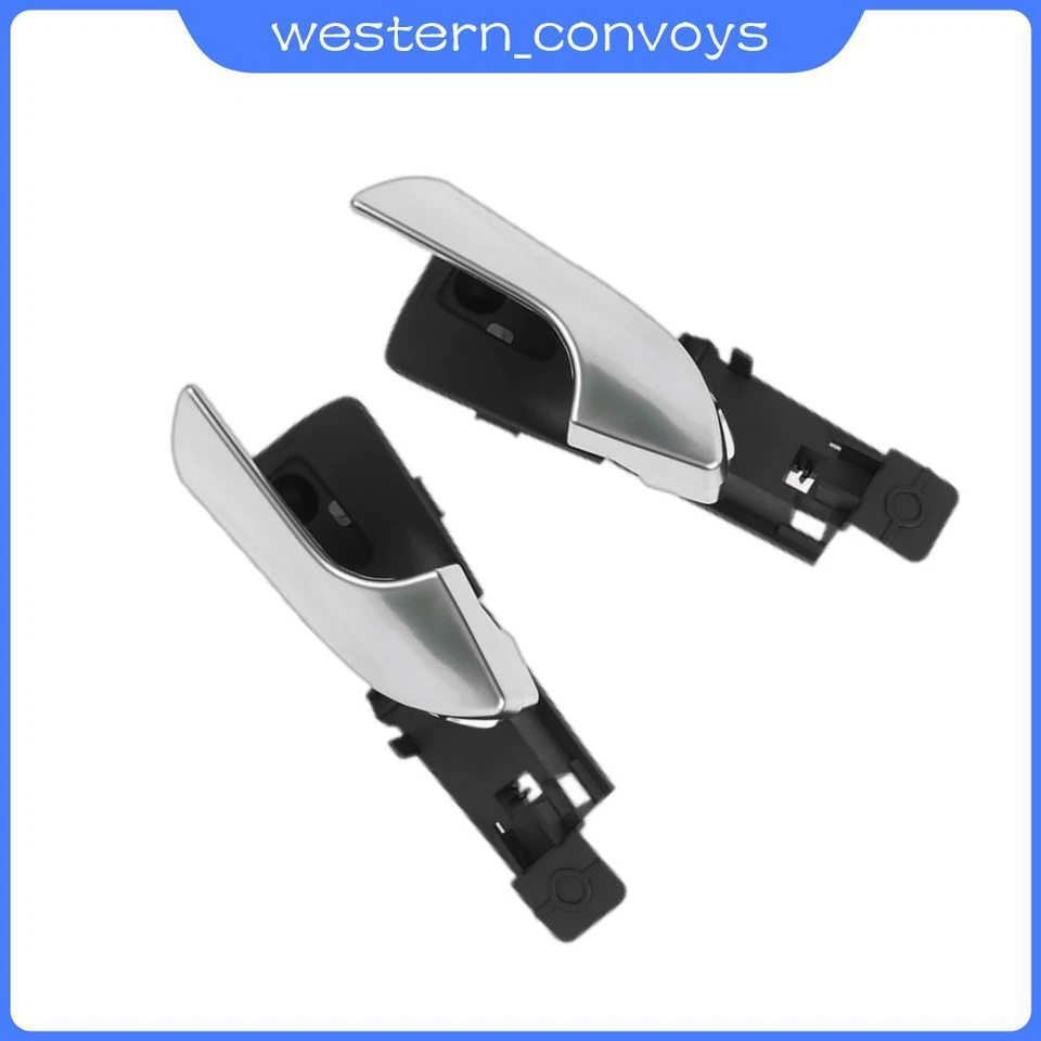 Car Interior Door Handle Front R+L Fit For 2010-19 Alfa Romeo Giulietta Chrome - Изображение 1 из 4