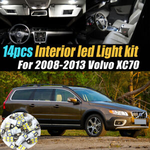14Pc Super White Car Interior LED Light Bulb Kit Pack for 2008-2013 Volvo XC70