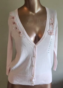 Junior's Women's OLD NAVY Cardigan Sweater - Pink - XS - NWT - Y2K Vintage - Picture 1 of 9