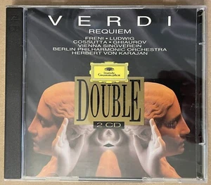 VERDI - Requiem: Karajan/Berlin Phil (2CD) 1992 (1972) Polydor DG 437473 - Picture 1 of 1