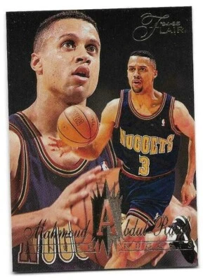 MAHMOUD ABDUL-RAUF 1994-95 FLEER FLAIR CARD NEAR MINT CONDITION - Image 1 of 2