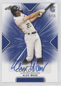 2021 Leaf Perfect Game National Showcase Auto Blue /15 Alex Wade #BA-AW2 Auto