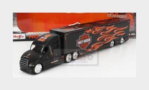 1:64 MAISTO Truck H-D Haulers Truck Harley Davidson 2021 Black Orange MI11516 MM