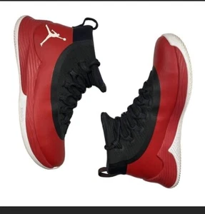 NIKE AIR JORDAN Ultra Fly 2 (Men's Size UK 9) Black Red Clean Basketball Shoe - Picture 1 of 8
