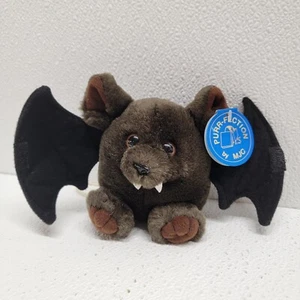 MJC Purr-Fection 4" Radar Bat Plush Halloween Brown Cushy Critter - Picture 1 of 19