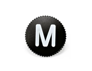 Pulsante originale Leica M Soft Release 12 mm nero con logo "M" #14017 - Picture 1 of 3