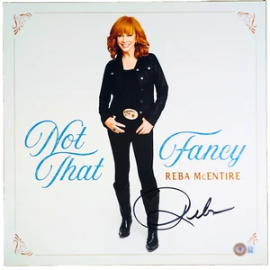 Reba McEntire Signed Not That Fancy 11x11 Photo Record Album Flat Beckett COA - Picture 1 of 7