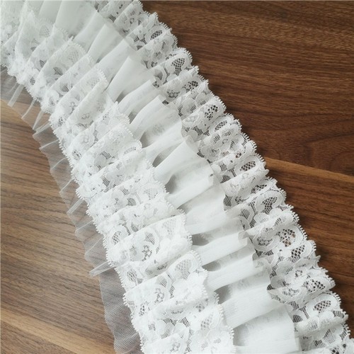 OFF WHITE Abito da ballo da sera Wave Hemline manica in pizzo polsino costume da matrimonio nastro 1 M