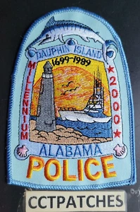 PARCHE DE HOMBRO DE LA POLICÍA DE ALABAMA AL Dauphin Island, - Imagen 1 de 2