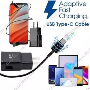 For Samsung Galaxy S22 Fast Charger Kit USB C Type C Cable Wall Adapter Block - Picture 1 of 13