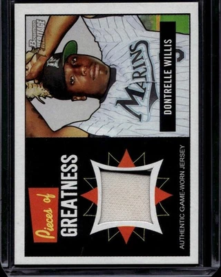 2005 Bowman Heritage #PG-DW Dontrelle Willis Pieces of Greatness Relics - Image 1 of 2
