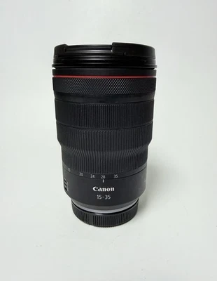 ¡Lente Canon RF 15-35 mm f2,8 L IS USM muy buena con tapas! Foto 1 de 4
