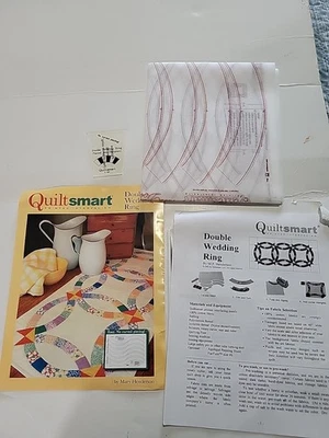 Quilt Smart Double Wedding Ring Classic Pack Pattern  Interfacing Mary Henderson - Image 1 of 4