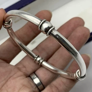 Taxco Sterlingsilber Kugel Armreif Armband 8 1/2" - Bild 1 von 11
