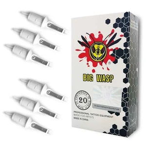Bigwasp professionelle Einweg-Tattoo-Nadelpatrone 11 gebogene Magnum (11RM) - Bild 1 von 6