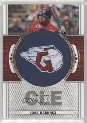 2023 Topps Series 1 Team Logo Commemorative Jose Ramirez José Ramírez Patch - Image 1 of 2