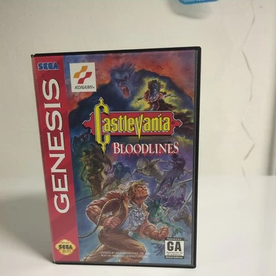 Castlevania: Bloodlines Sega Genesis Authentic CIB - Image 1 of 4