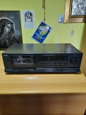 STEREO CASSETTE DECK AIWA MODELLO AD-F270 DANNEGGIATO - Immagine 1 di 4