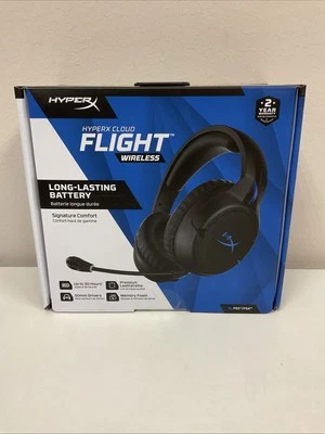 HyperX Cloud Flight Ear-Cup Headsets - Black/Blue T1-00 - Image 1 of 4