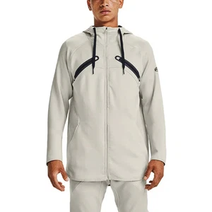 Under Armour Curry Stealth Jacket Full Zip Men's XL White 1356996-110 NWT $110 - Picture 1 of 5