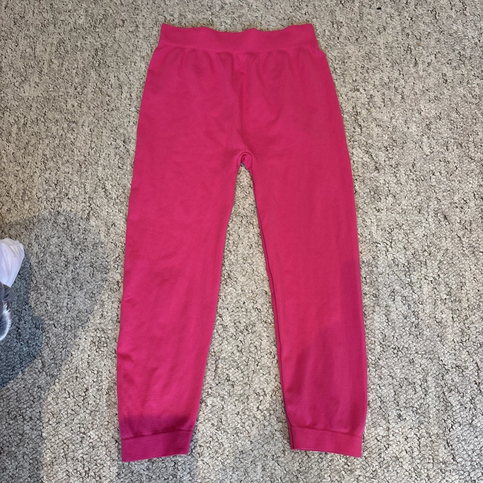 Bright Pink Stretchy Leggings Women’s Girls Size 12/14 Excellent Condition - Image 1 of 1