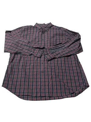 Nautica Mens Multicolor Plaid Long Sleeve Button Down Size Xxl - Image 1 of 4