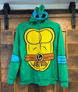 TMNT Teenage Mutant Ninja Turtles Leonardo Zippered Hoodie Boys Size XL - Picture 1 of 5