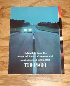 Folleto de ventas desplegable 66 original de Oldsmobile Toronado Toronado 1966 - Imagen 1 de 2