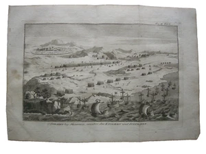 Batalla de Mydionia Etolier Illyrer antigua Dalmacia Albania grabado en cobre 1756 - Imagen 1 de 5