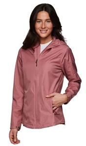 Avalanche Women's Zip Up Lightweight Soft Shell Rain Jacket Pocket Large Peach - Picture 1 of 10