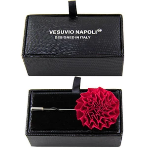 New formal Men's flower lapel pin chest brooch buckle hot pink wedding prom - Bild 1 von 3