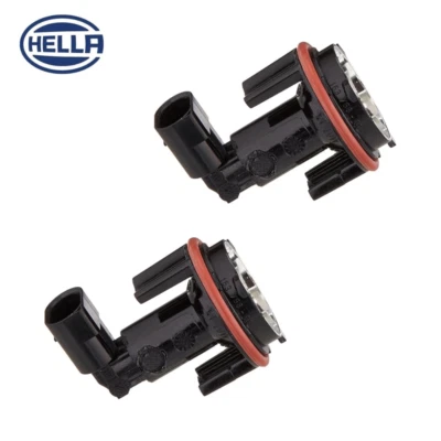 Set of 2 Headlight Halo Ring Bulb with Socket (Angel Eye Bulb) OEM HELLA For BMW - Image 1 of 4