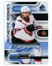 Mark Kastelic 2022-23 SP Game Used Authentic Rookies Auto #161 Ottawa Senators