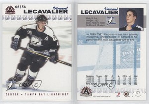 2001-02 Pacific Adrenaline Red /54 Vincent Lecavalier #174