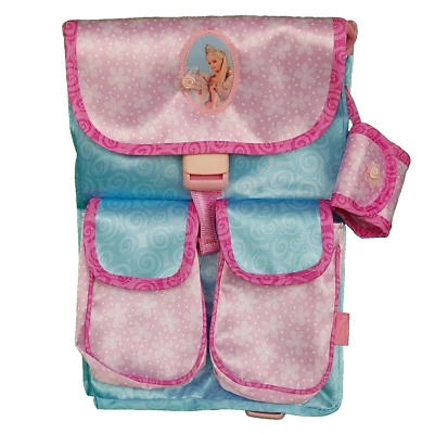 Barbie -Zaino Scuola Asilo Small "RAPUNZEL" Celeste/Rosa/Viola - Mattel/Seven - Immagine 1 di 4