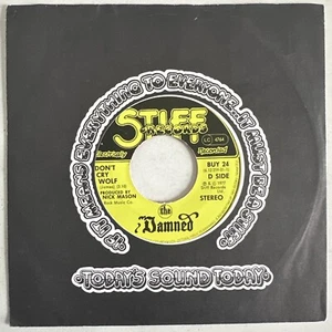 THE DAMNED DON’T CRY WOLF 7” VINYL SINGLE PINK WAX 1977 EXC PRO CLEANED - Picture 1 of 6