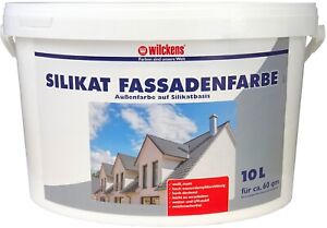 (5,00 €/L) Wilckens Silikat Fassadenfarbe Dispersions-Silikatfarbe innen/außen