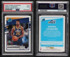 2020-21 Donruss Rated Rookies Press Proof Purple Udoka Azubuike PSA 9 Rookie RC