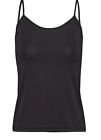 Strappy vest camisole top in Microfibre new in Black by Gaspe