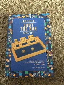 Brand New Wooden Shut the Box Game Set Is A Classic Strategy Game Age 6+ - Picture 1 of 6