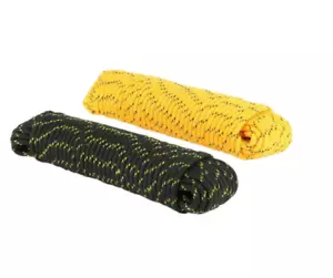 2PK Everbilt 1/2 in. x 100 ft. 2 Colors Polypropylene Diamond Braid Rope 493163 - Picture 1 of 4