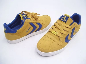 MENS SKATE SHOES SKATER SKATEBOARD SKATING LOW LEATHER DAFFODIL SIZE 7.5 8.5 9 - Picture 1 of 12