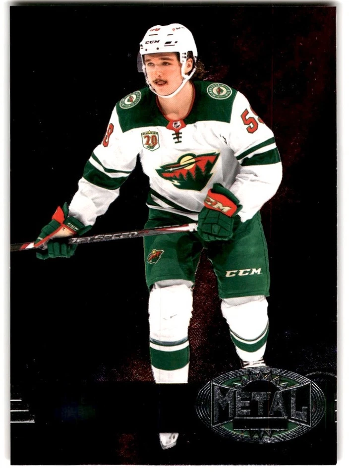 2021-22 Skybox Metal Universe '97-98 Retro Calen Addison Rookie #R-8 Minnesota - Image 1 of 2